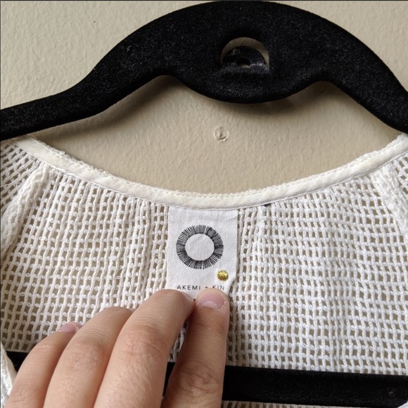 Akemi + Kin Embroidered Floral Tassel Top - Picture 5 of 5